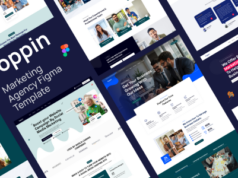 Toppin – Figma-Vorlage für Marketingagentur