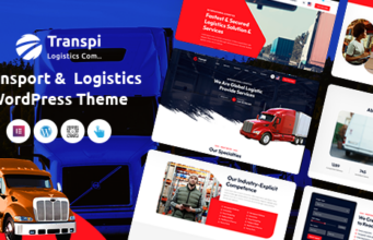 Transpi – WordPress-Vorlage für Logistik und Transport