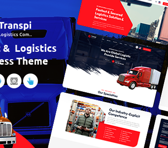Transpi – WordPress-Vorlage für Logistik und Transport