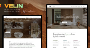 Velin – WordPress-Layout für Innenarchitektur