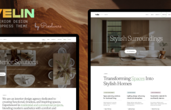 Velin – WordPress-Layout für Innenarchitektur