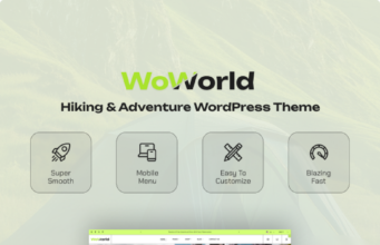 Woworld – WordPress-Layout für Wandern und Abenteuer