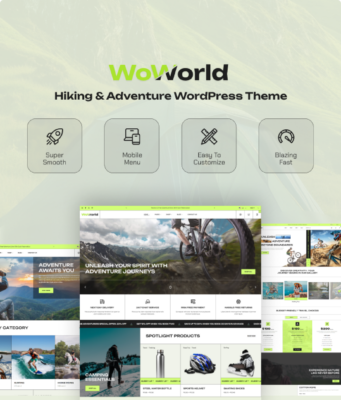 Woworld – WordPress-Layout für Wandern und Abenteuer