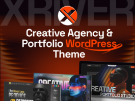 Xriver – Portfolio-Template für Kreativagenturen