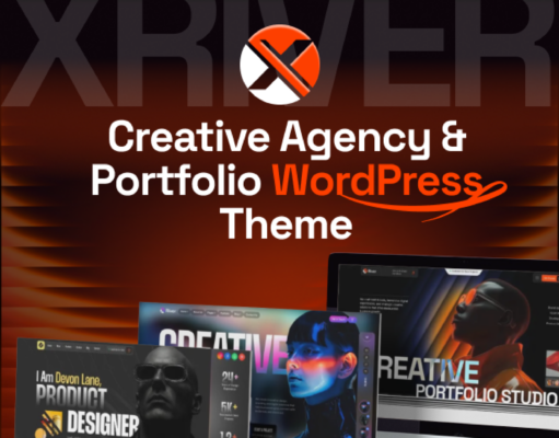 Xriver – Portfolio-Template für Kreativagenturen