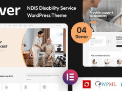 Zaver – NDIS Elderly & Disability Service WordPress-Layout