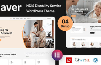 Zaver – NDIS Elderly & Disability Service WordPress-Layout