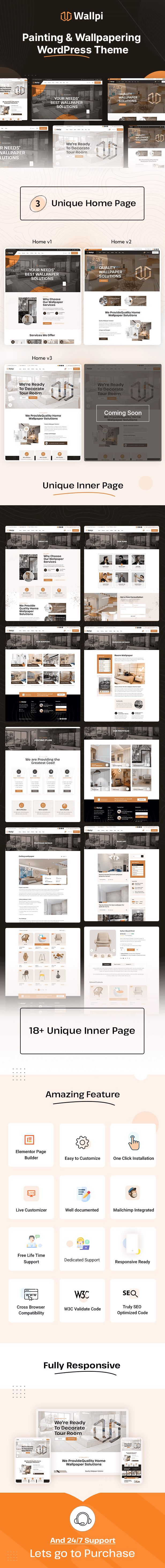 Wallpi – WordPress-Theme zum Malen und Tapezieren