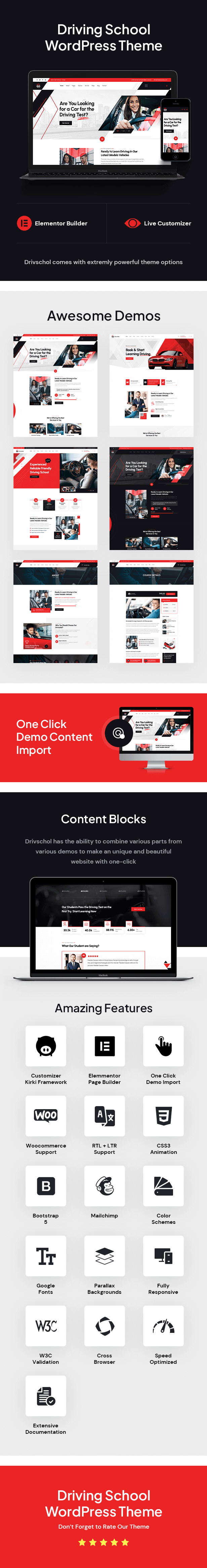 Drivschol – WordPress-Theme für Fahrschule