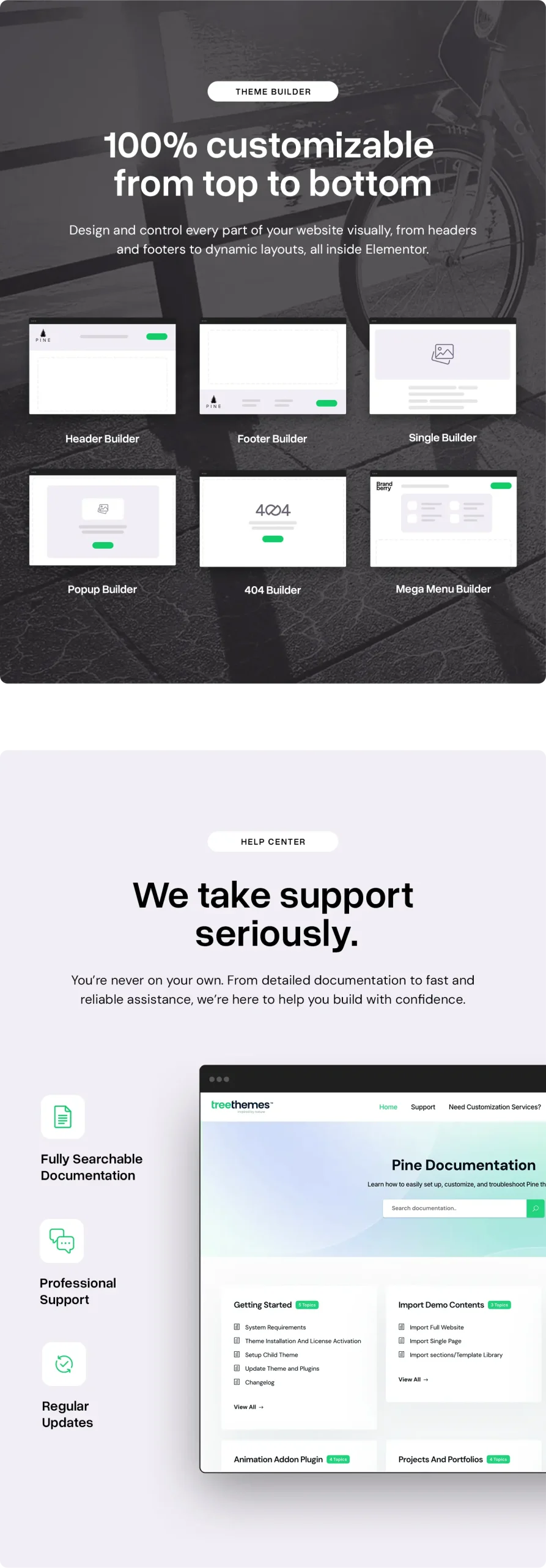 Pine – Elementor Creative Agency & Portfolio WordPress Theme – 5
