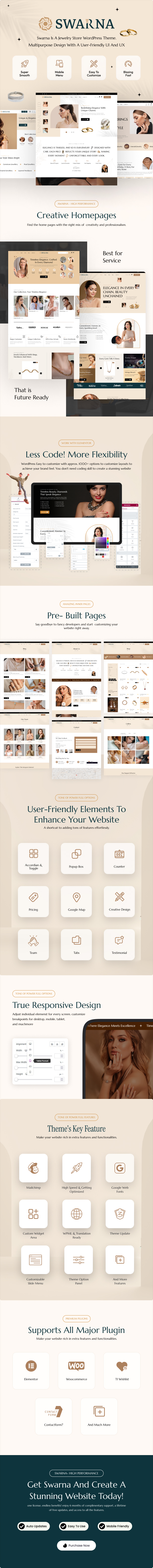 Swarna – Juweliergeschäft WordPress – 1