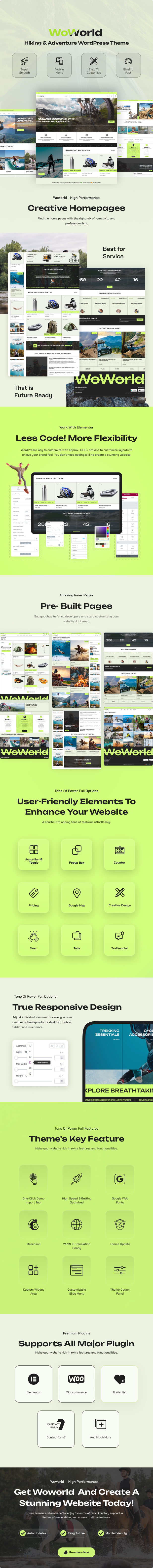 Woworld – Wandern & Abenteuer WordPress Theme – 1