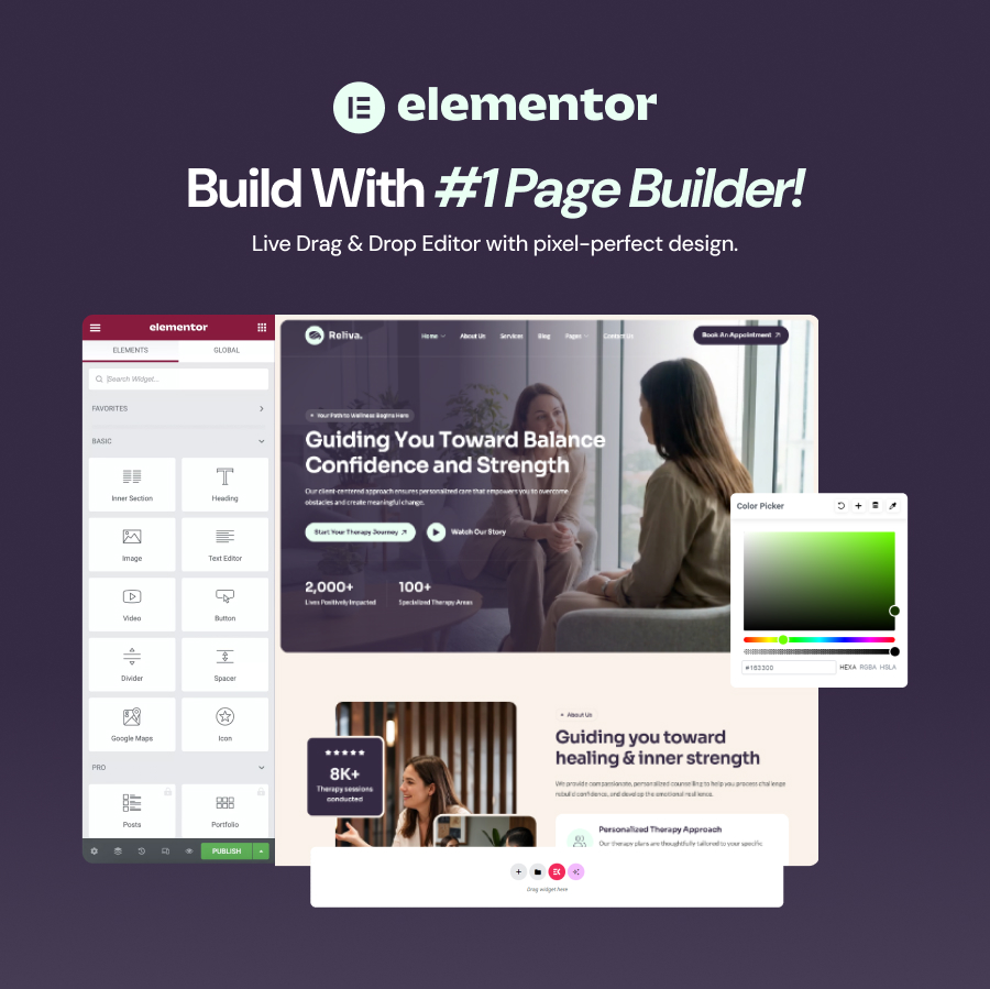 Reliva – Psychologie und Beratung WordPress Theme – 2