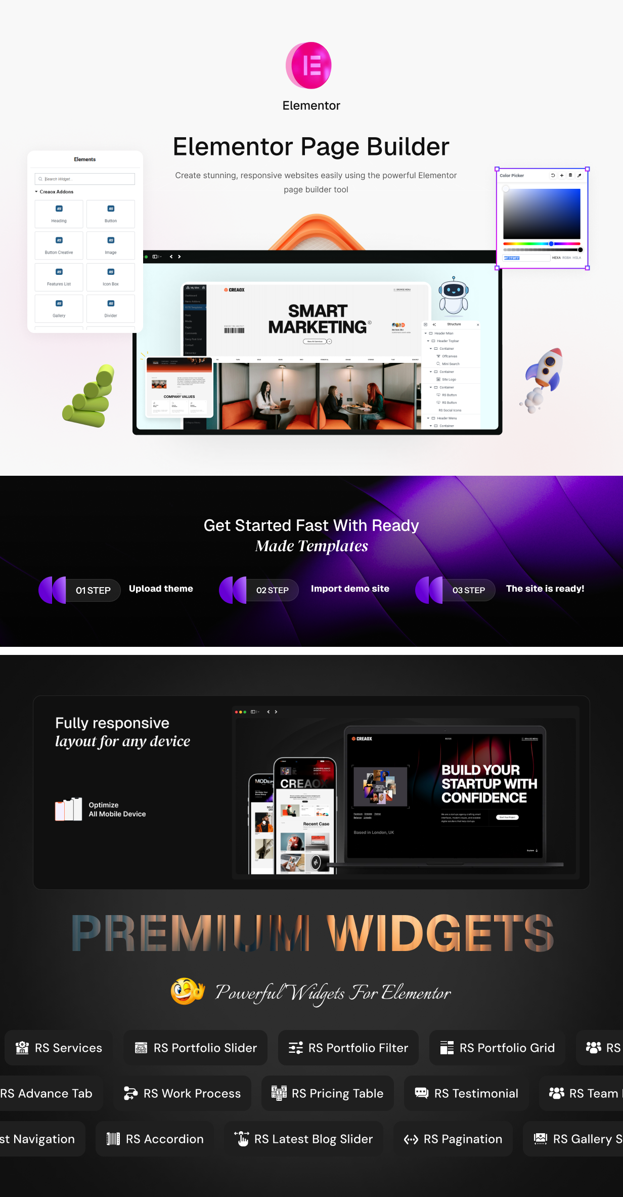 Creaox – Kreativagentur-Portfolio-WordPress-Theme – 2