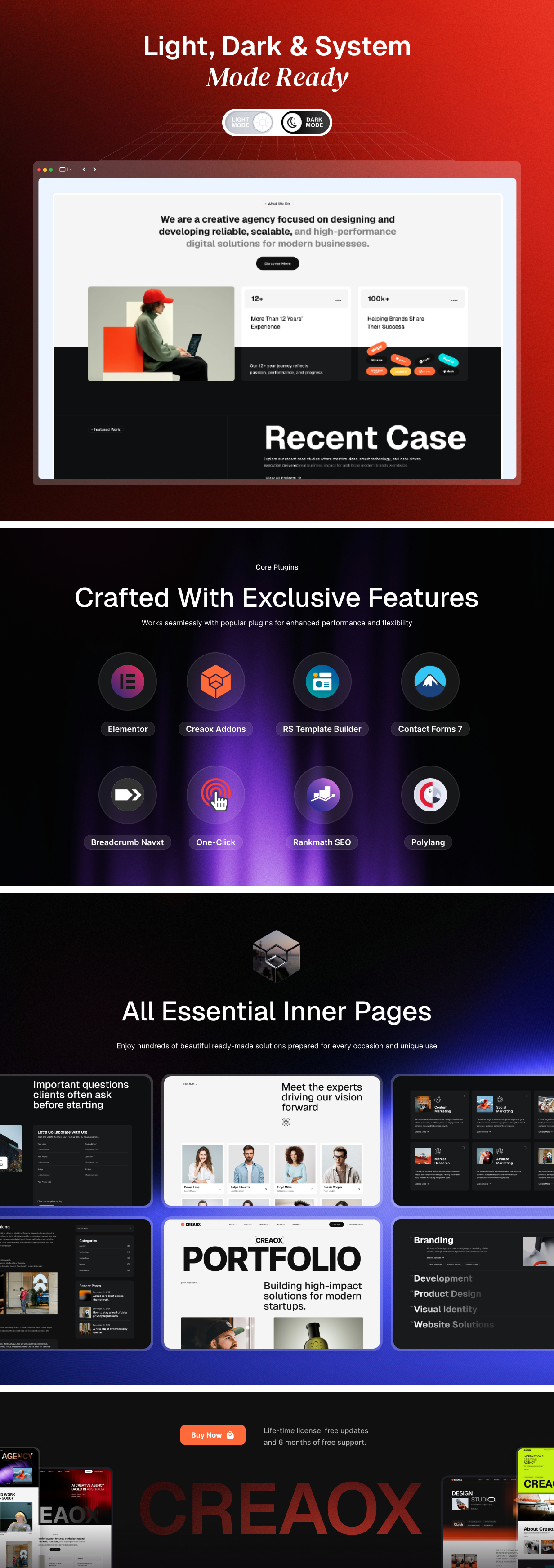Creaox – Kreativagentur-Portfolio-WordPress-Theme – 3