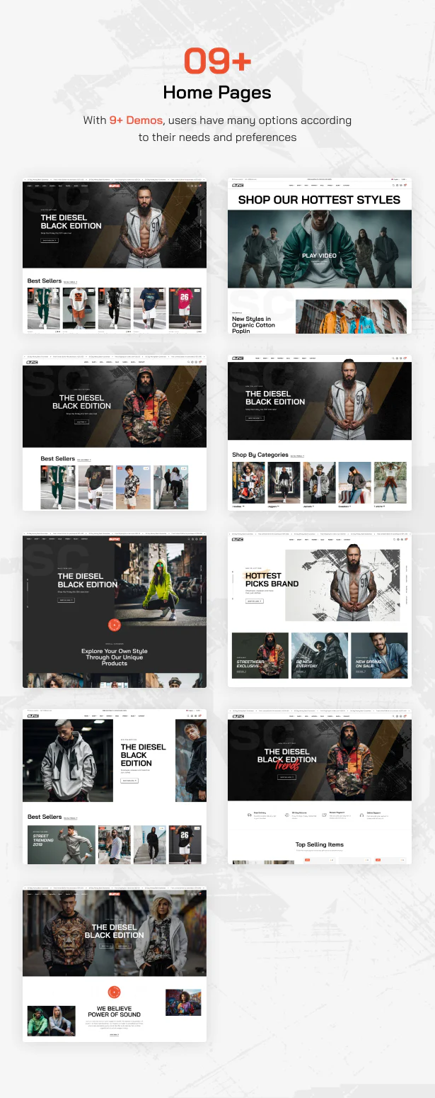 Sunic – Shopify-Theme für Streetstyle-Mode