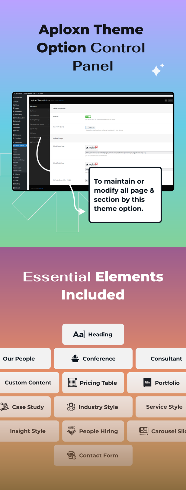 Aploxn – WordPress-Theme für Unternehmensberatung – 3