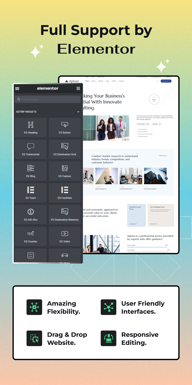 Aploxn – WordPress-Theme für Unternehmensberatung – 4