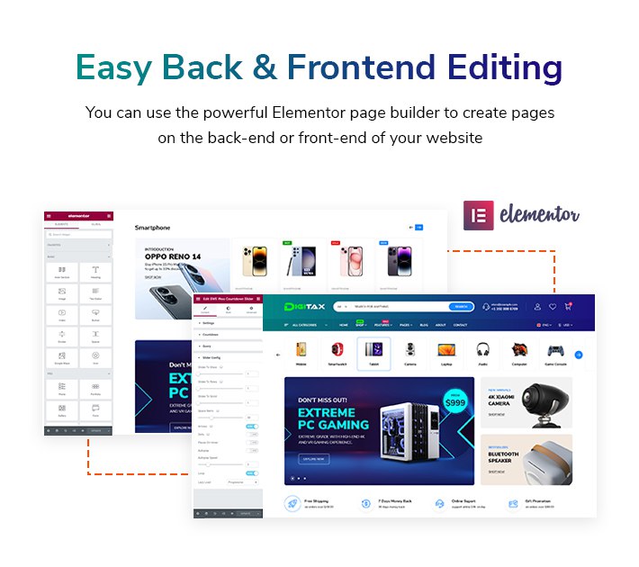 Digitax – Elementor Digital Store WooCommerce WordPress Theme