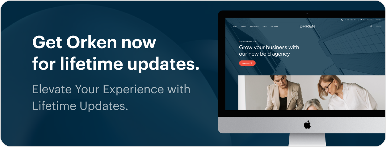 Orken - Business Consulting and Corporate Theme WordPress Theme