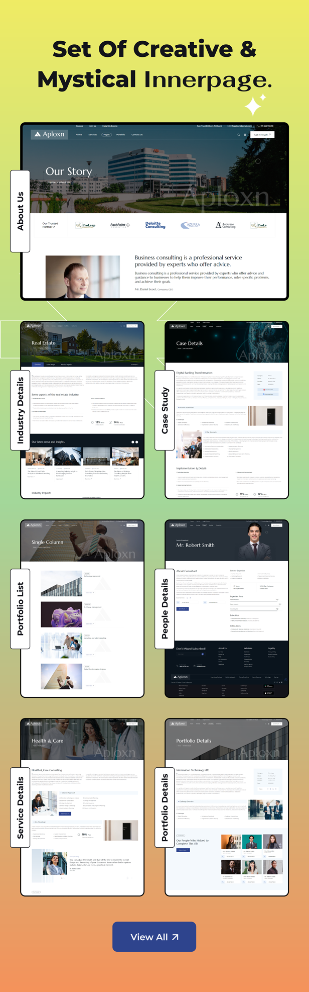 Aploxn – WordPress-Theme für Unternehmensberatung – 8