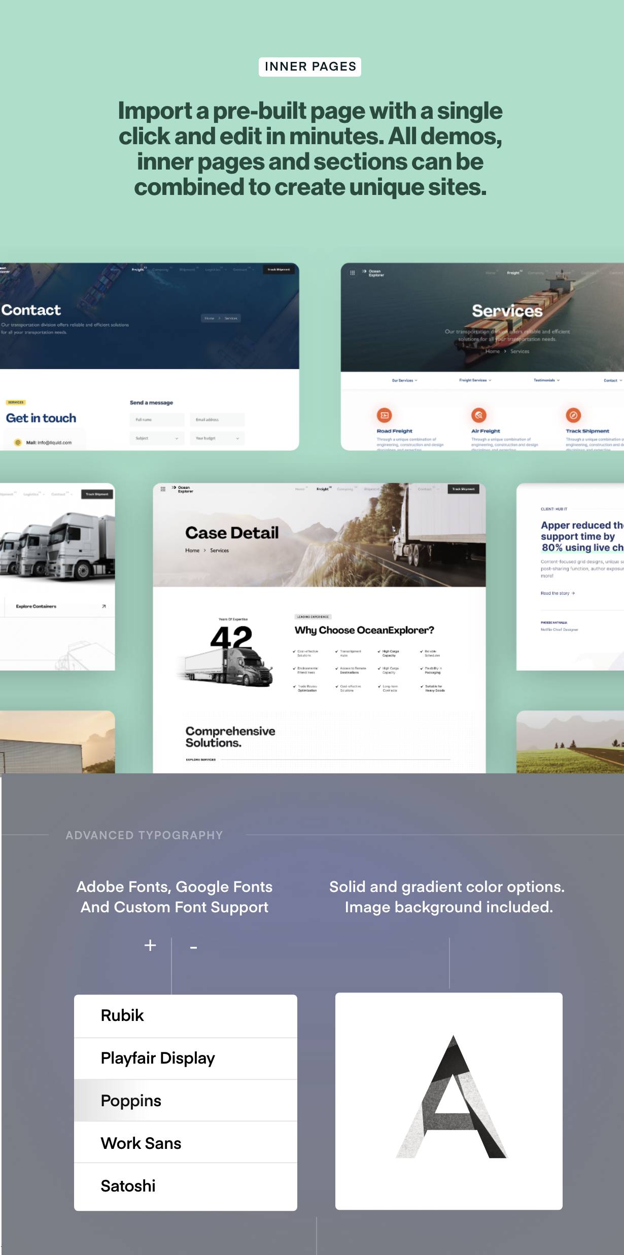 LogisticsHub – Logistik- und Transport-WordPress-Theme – 3