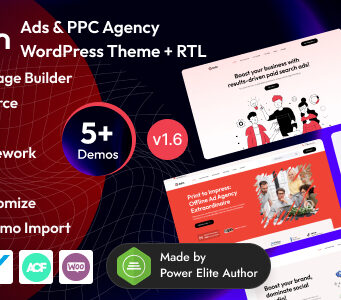 Adin – WordPress-Vorlage für Werbe- und PPC-Marketingagentur