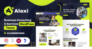 Alexi – Mehrzweck-WordPress-Vorlage für Unternehmensberatung und -dienstleistungen