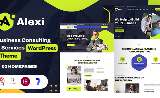 Alexi – Mehrzweck-WordPress-Vorlage für Unternehmensberatung und -dienstleistungen