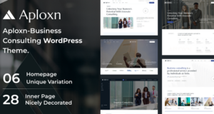 Aploxn – WordPress-Template für Unternehmensberatung