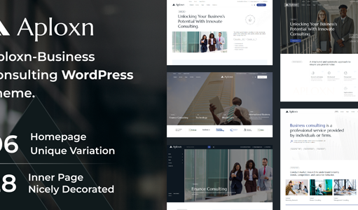 Aploxn – WordPress-Template für Unternehmensberatung