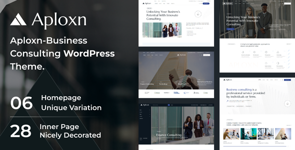 Aploxn – WordPress-Template für Unternehmensberatung