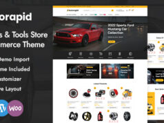 Autorapid – Responsive Layout für den Automobil- und Werkzeugladen Elementor WooCommerce