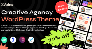 Aximo – WordPress-Template für Kreativagenturen