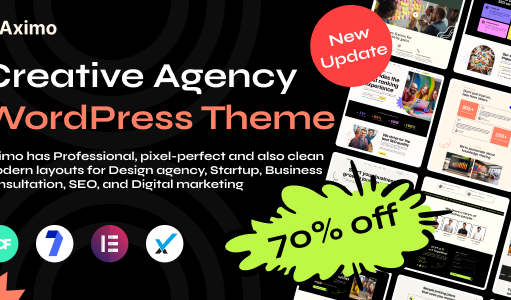 Aximo – WordPress-Template für Kreativagenturen