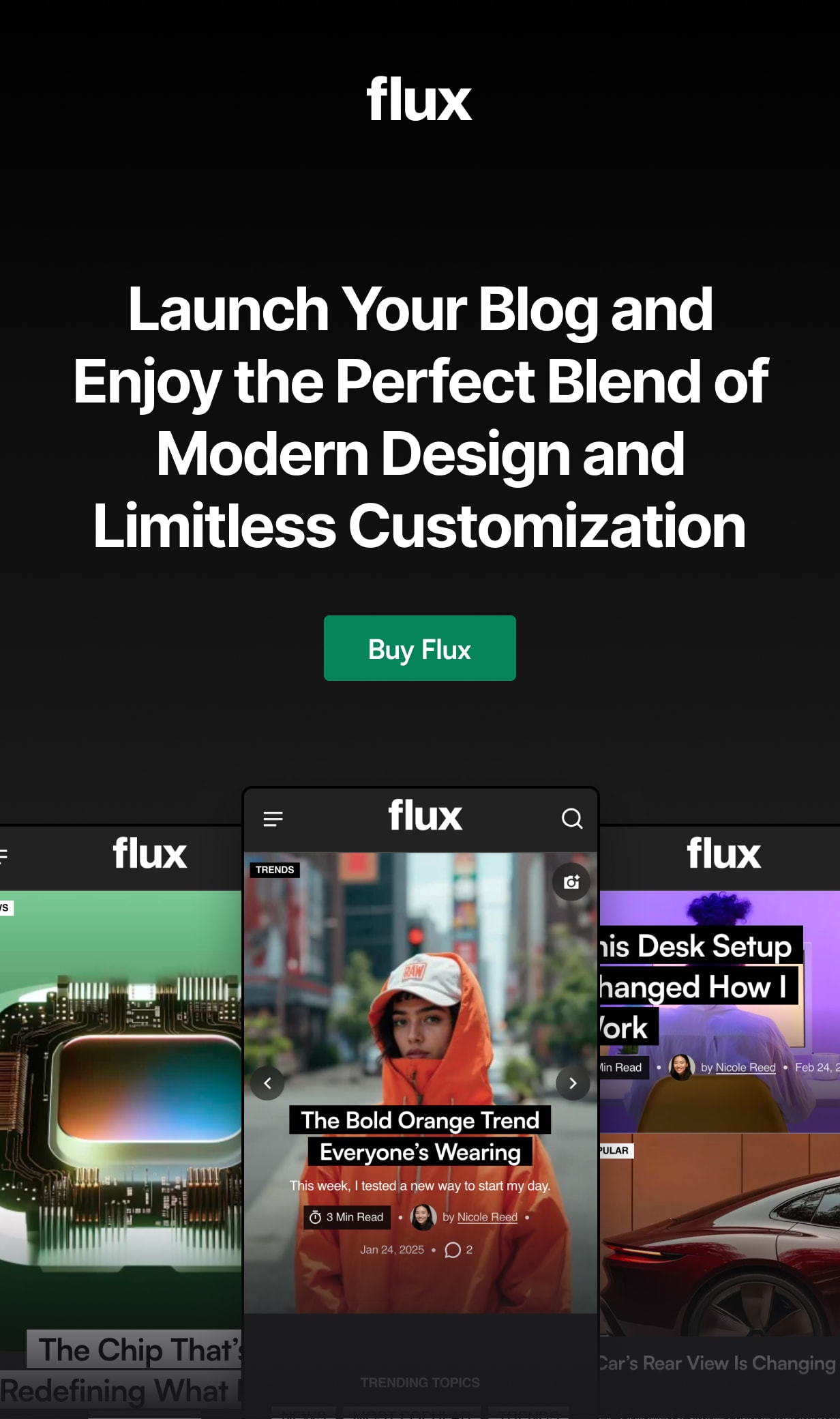 Flux – KI-gestütztes Blog- und Magazin-WordPress-Theme – 11