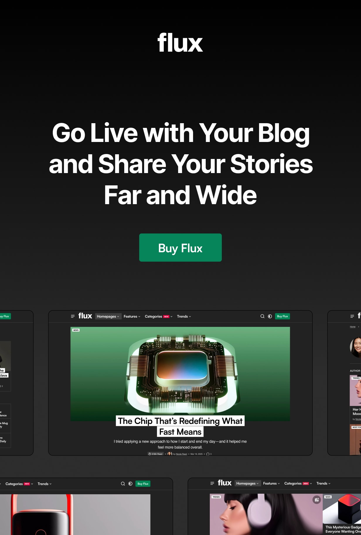 Flux – KI-gestütztes Blog- und Magazin-WordPress-Theme – 14