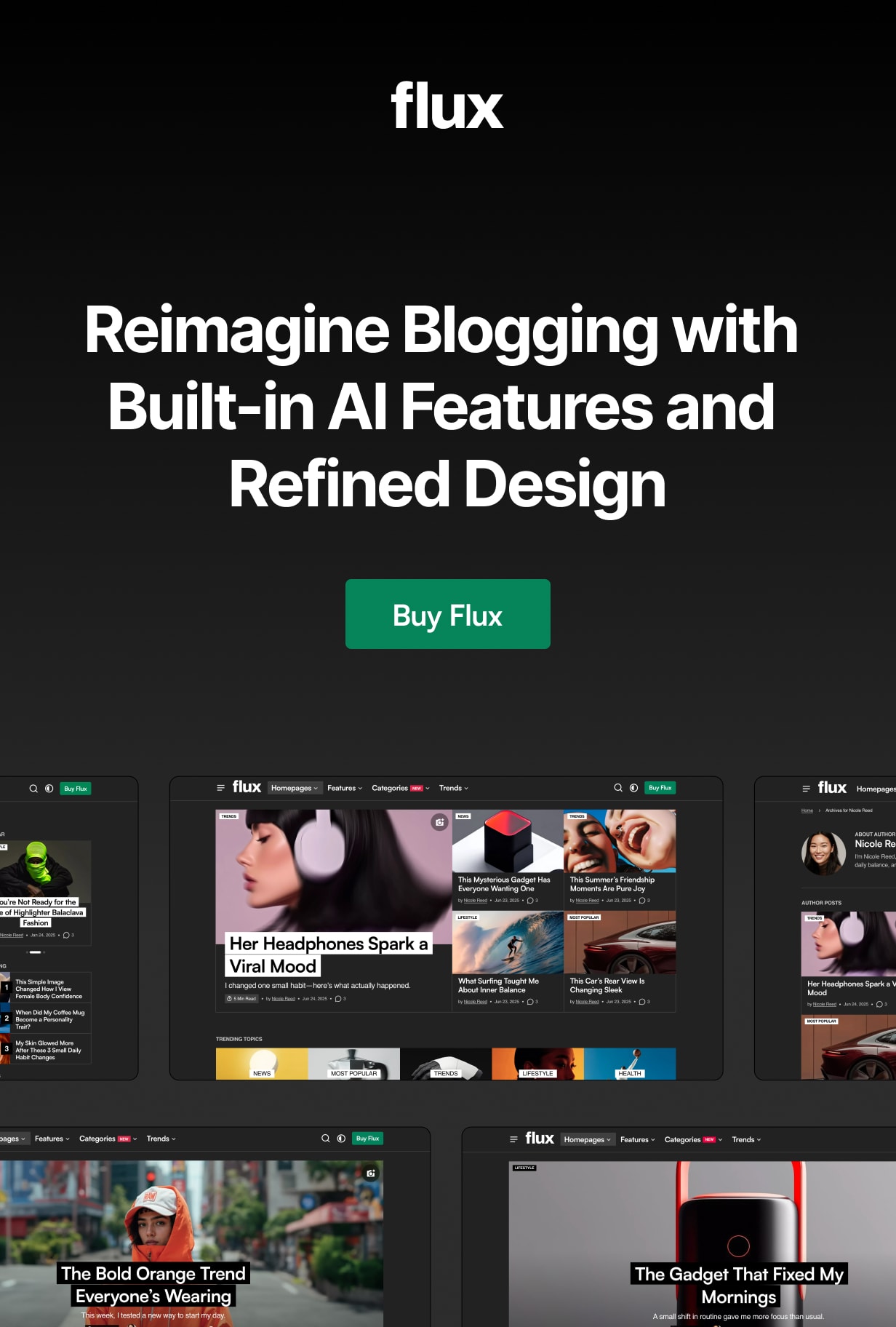 Flux – KI-gestütztes Blog- und Magazin-WordPress-Theme – 17