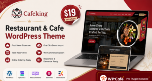 CafeKing – Restaurant-WordPress-Template