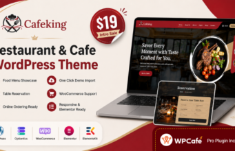 CafeKing – Restaurant-WordPress-Template