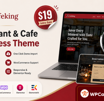 CafeKing – Restaurant-WordPress-Template