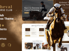 Cheval – WordPress-Vorlage für Pferdeclub und Pferdesport