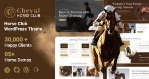 Cheval – WordPress-Vorlage für Pferdeclub und Pferdesport