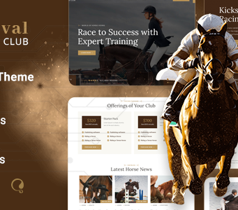 Cheval – WordPress-Vorlage für Pferdeclub und Pferdesport