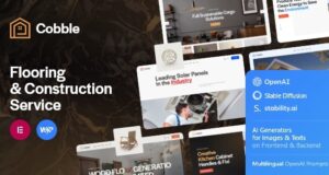 Cobble – WordPress-Template für Bodenbeläge und Bauwesen + Shop und KI