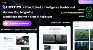 Cortics – Modernes thematisches Blog- und Magazin-WordPress-Vorlage