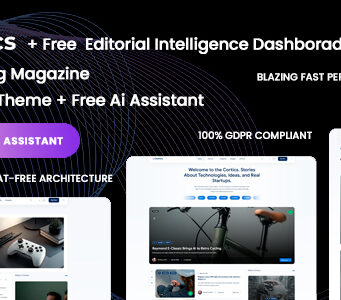Cortics – Modernes thematisches Blog- und Magazin-WordPress-Vorlage