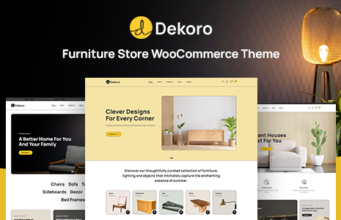 Dekoro – WooCommerce-Layout für Möbelgeschäft