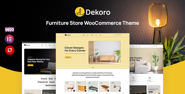 Dekoro – WooCommerce-Layout für Möbelgeschäft