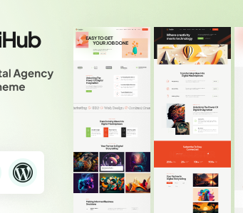 Digihub – WordPress-Layout für digitale Agenturen